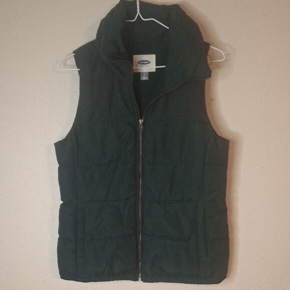 Old Navy Green Quilted Vest size small - Picture 1 of 6